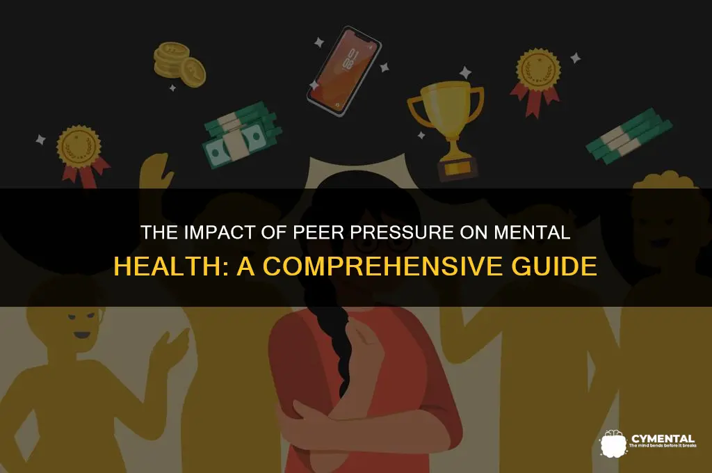 how does peer pressure affect mental health