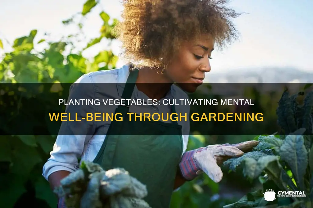 how does planting vegetables help our mental health