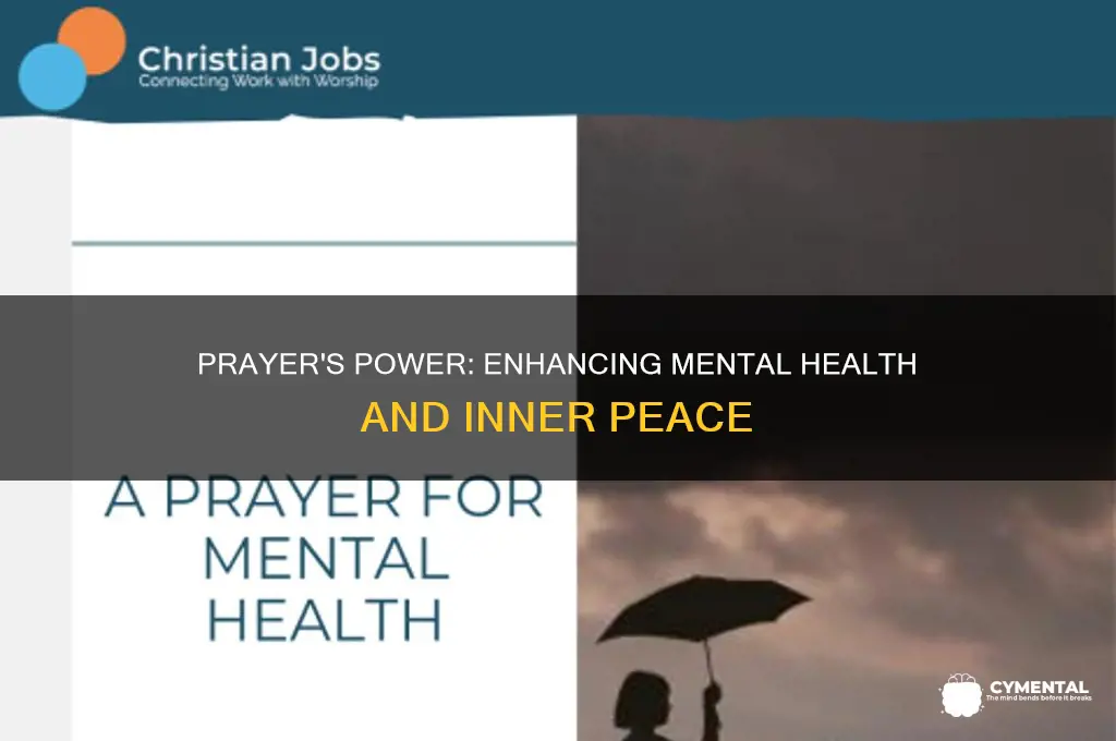 how does prayer help mental health