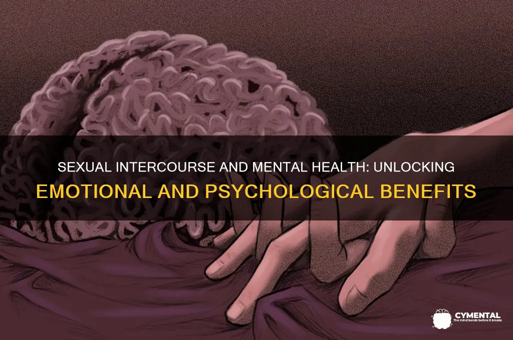 how does sexual intercourse help with mental help