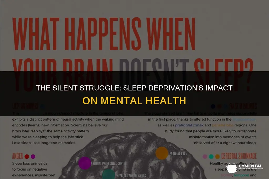 how does sleep deprivation affect mental health
