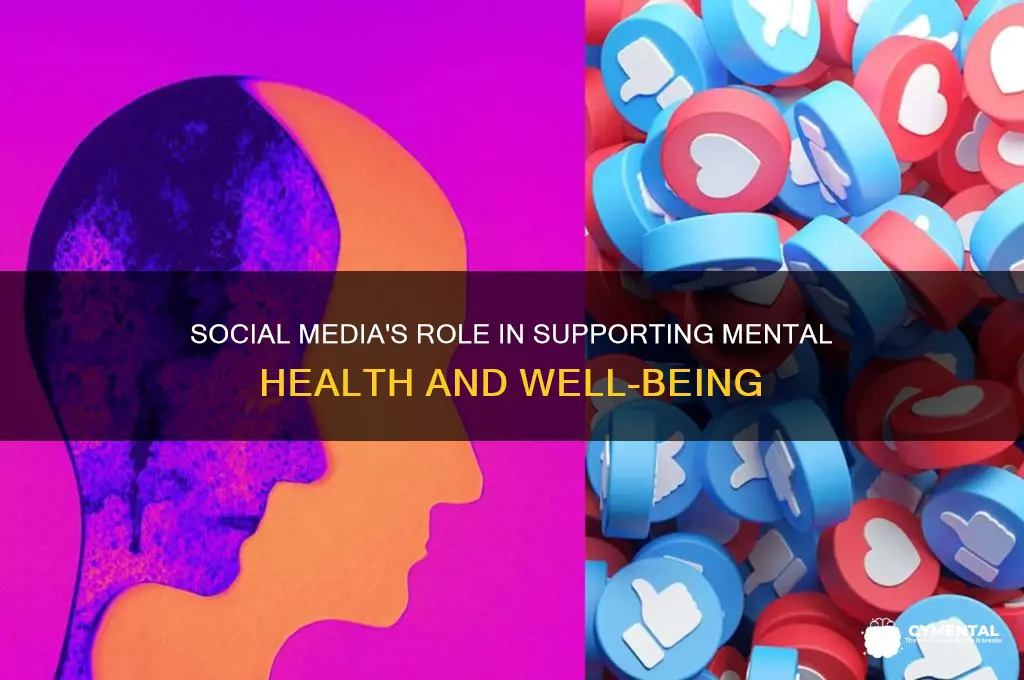 how does social media help mental health