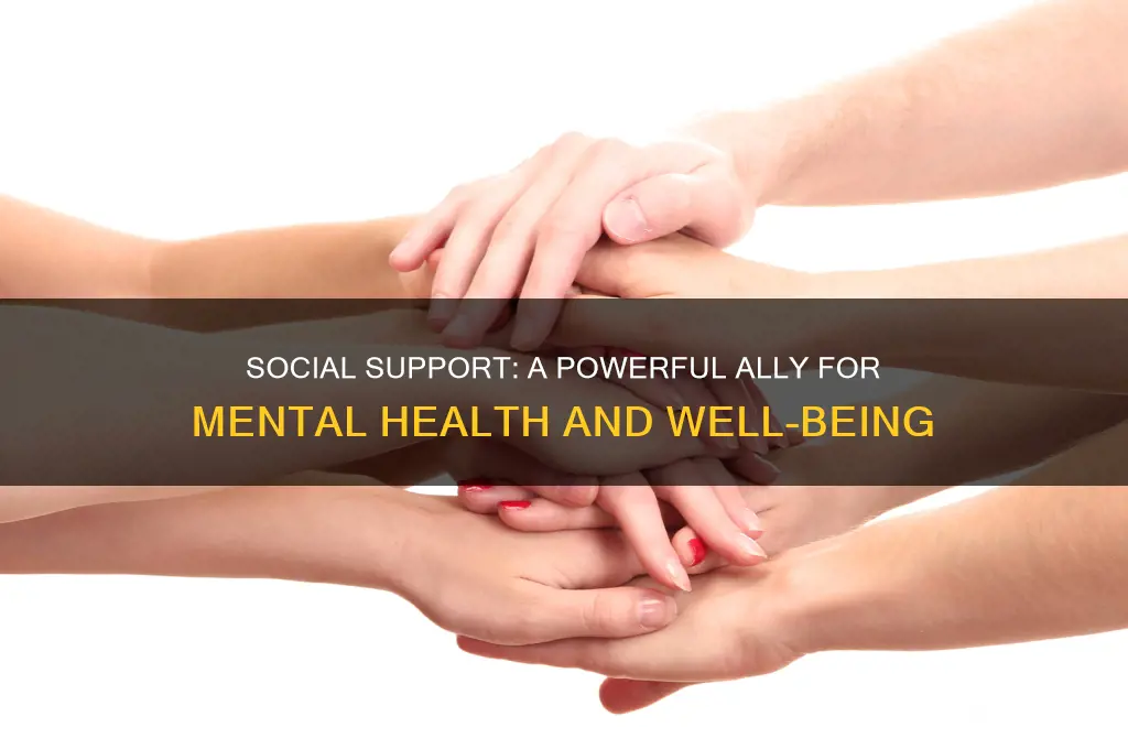 how does social support help mental health