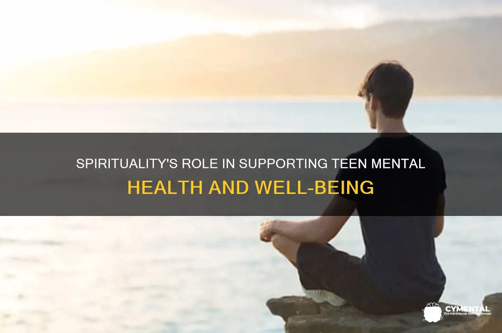 how does spirituality help with adolescent mental health