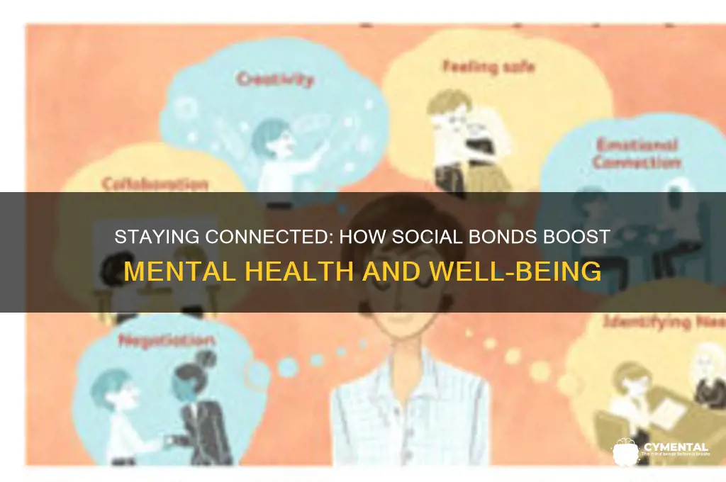 how does staying connected help mental health