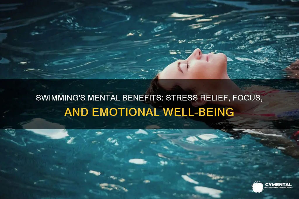 how does swimming help you mentally