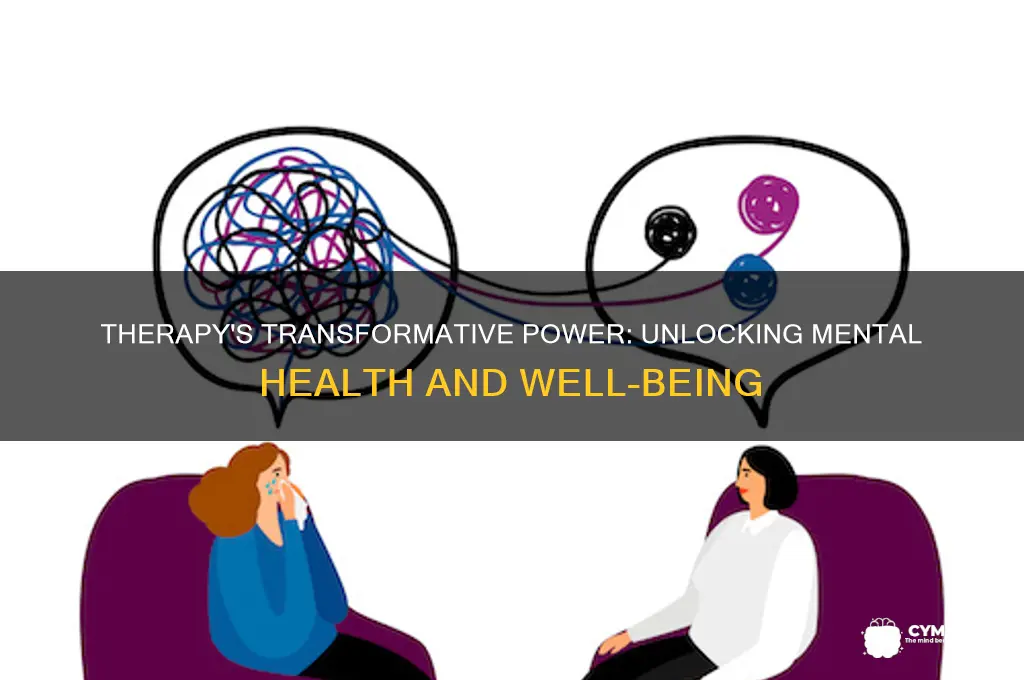 how does therapy help mental health