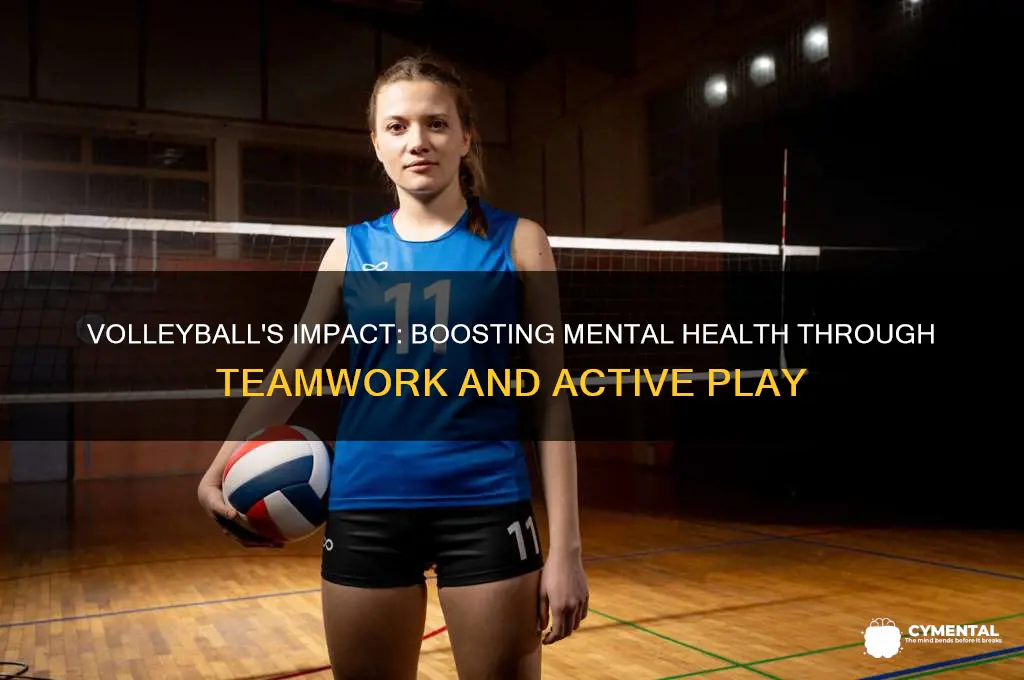 how does volleyball help with mental health