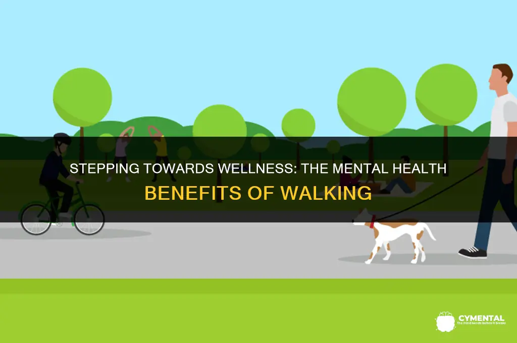 how does walking improve mental health
