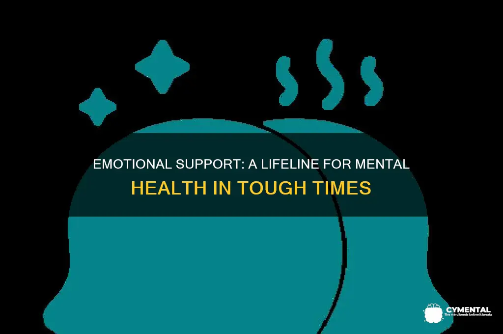 how emotional support during hard times helps mental health