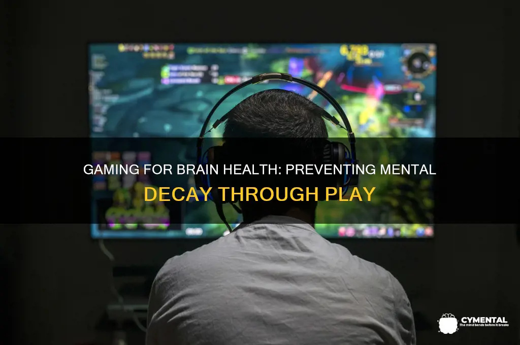 how games help prevent mental decay