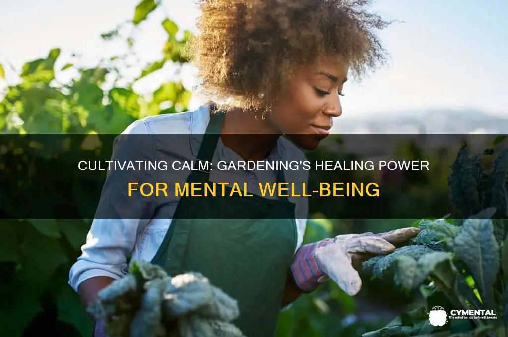 how gardening can help mental health