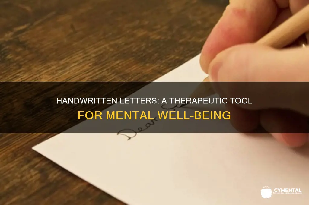 how handwritten letters can help mental health