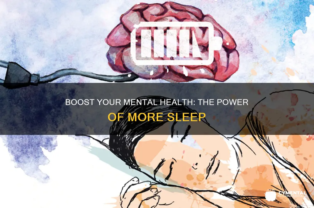 how increasing sleep helps with mental health