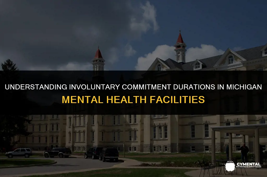 how long can a mental hospital keep you in michigan
