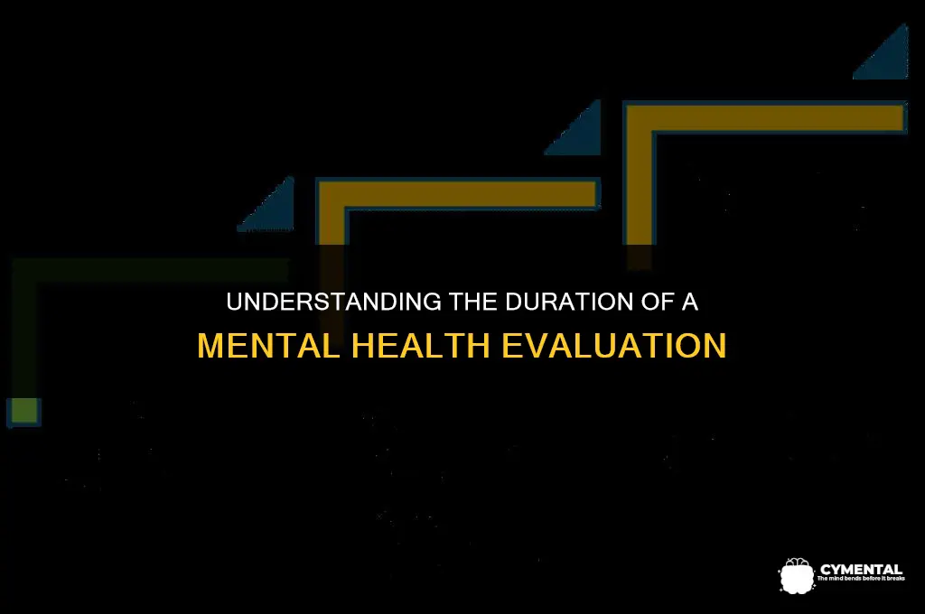 how long does a mental evaluation take