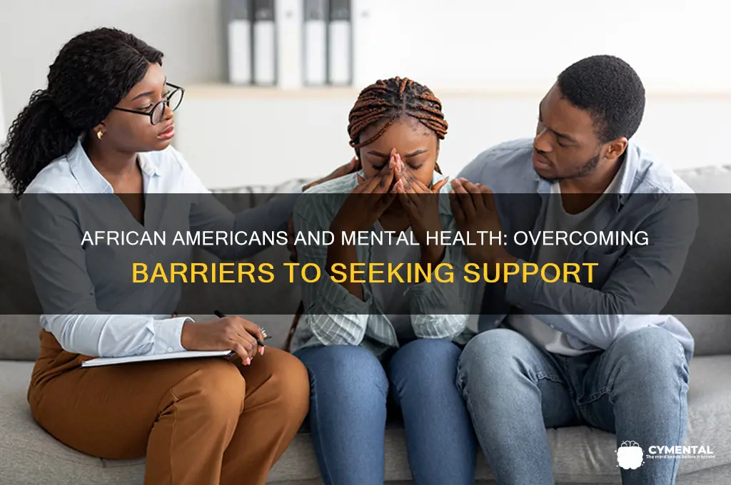 how many african americans seek mental help