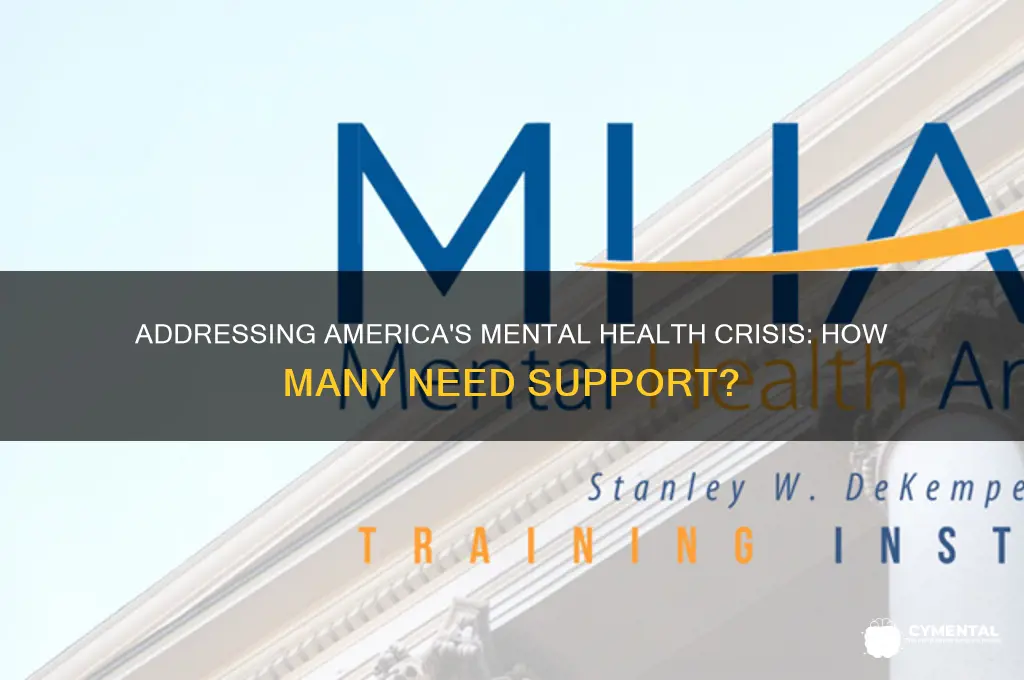 how many amercains need mental help