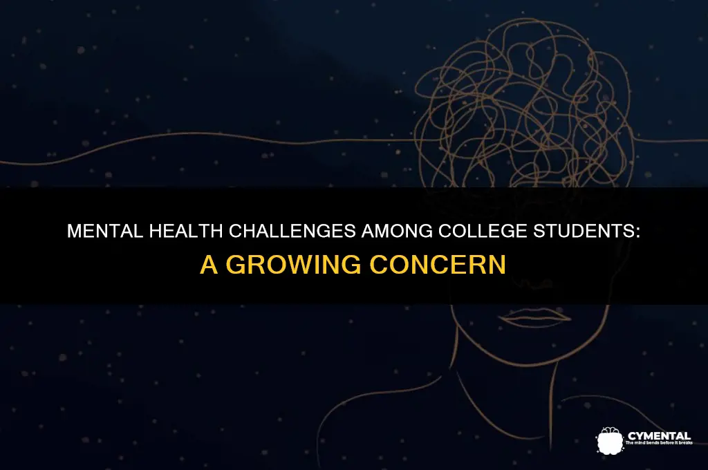 how many college students struggle with mental health