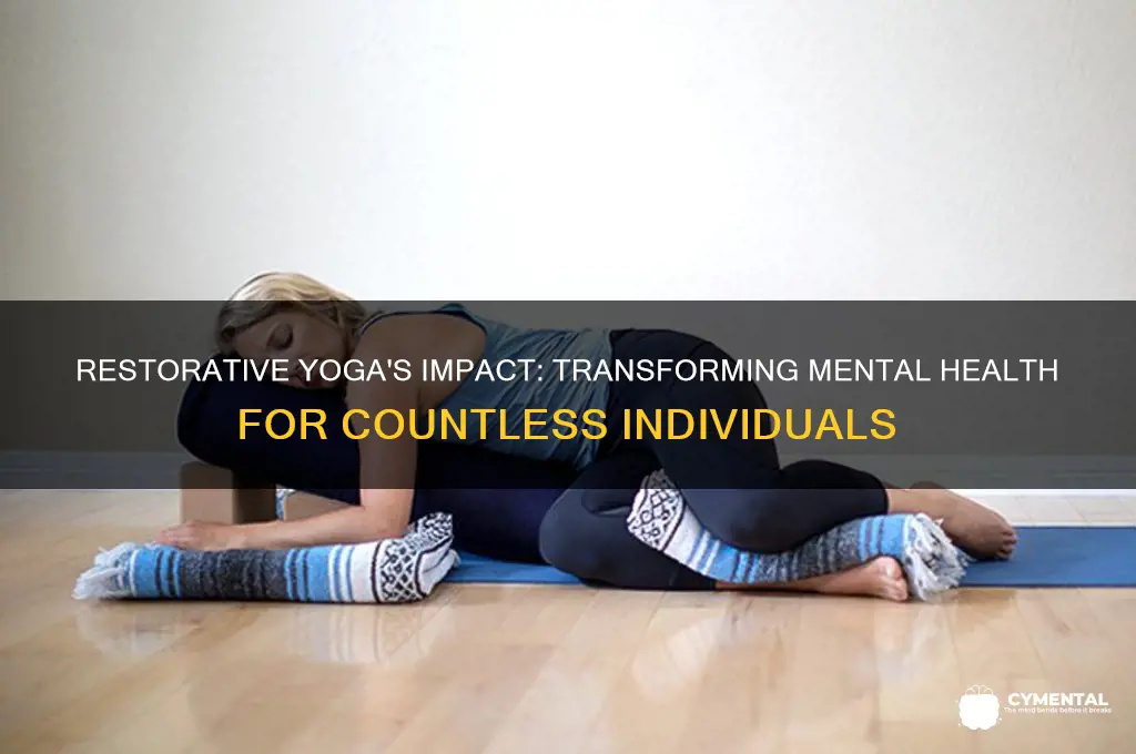 how many people has restorative yoga help with mental health