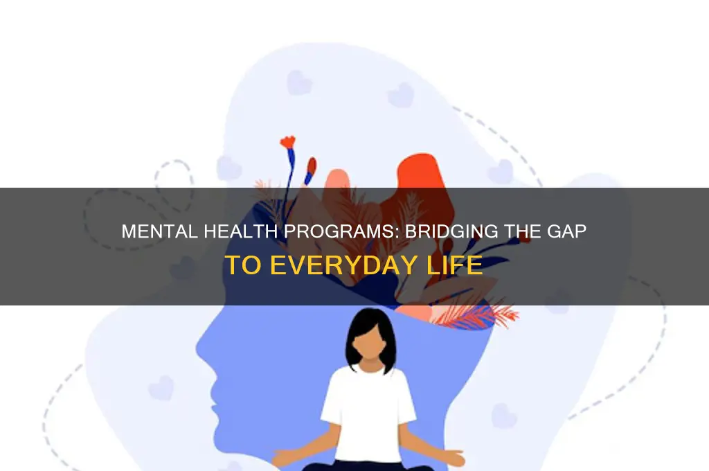 how mental health programs help transition back to daily life