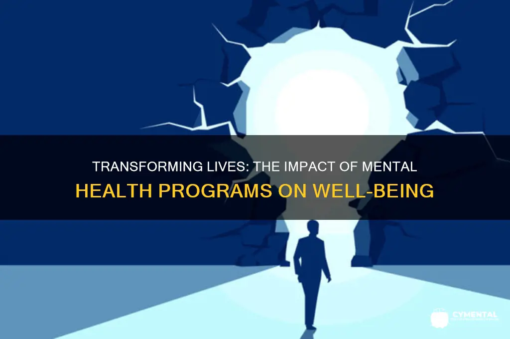 how mental health programs help