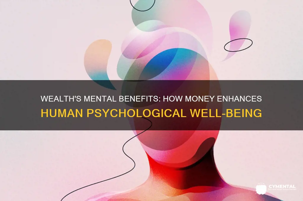 how money helps humans mentally