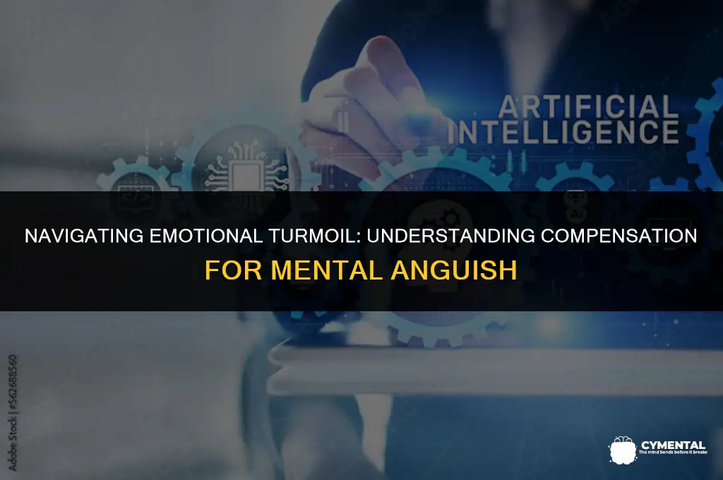 how much can you sue someone for mental anguish