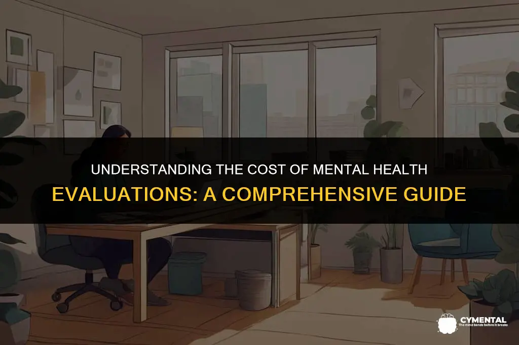 how much is a mental health evaluation