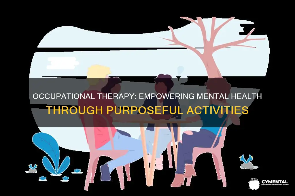 how occupational therapy helps mental health
