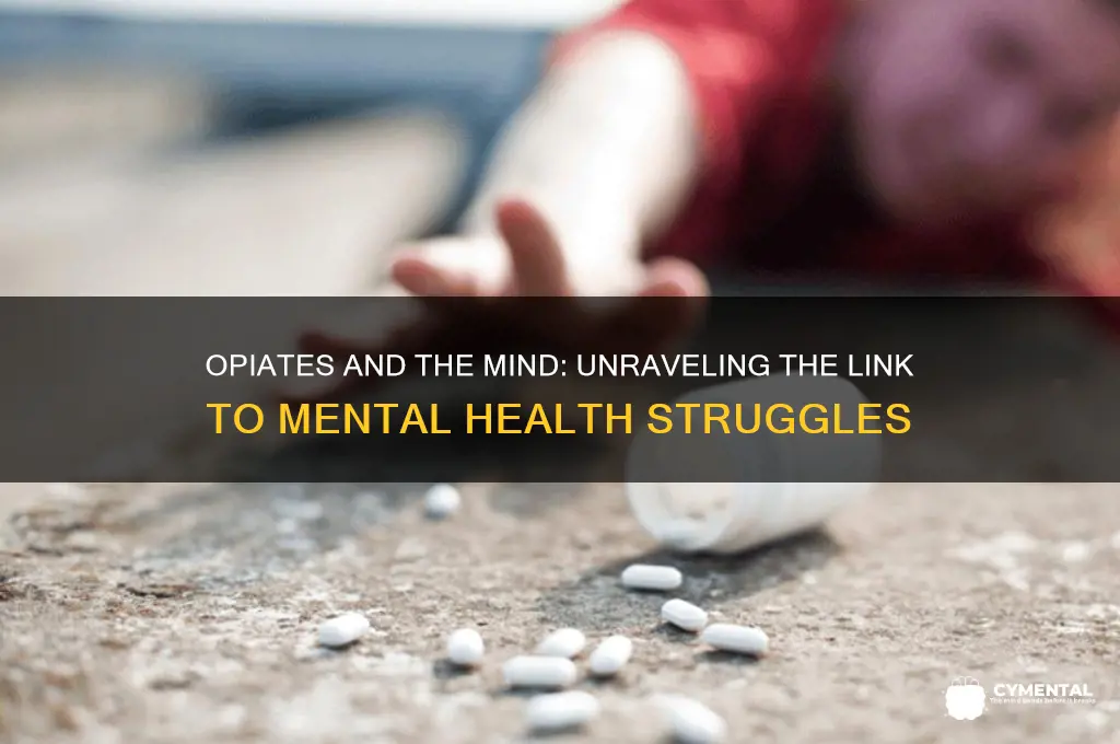 how opoids create mental health issues