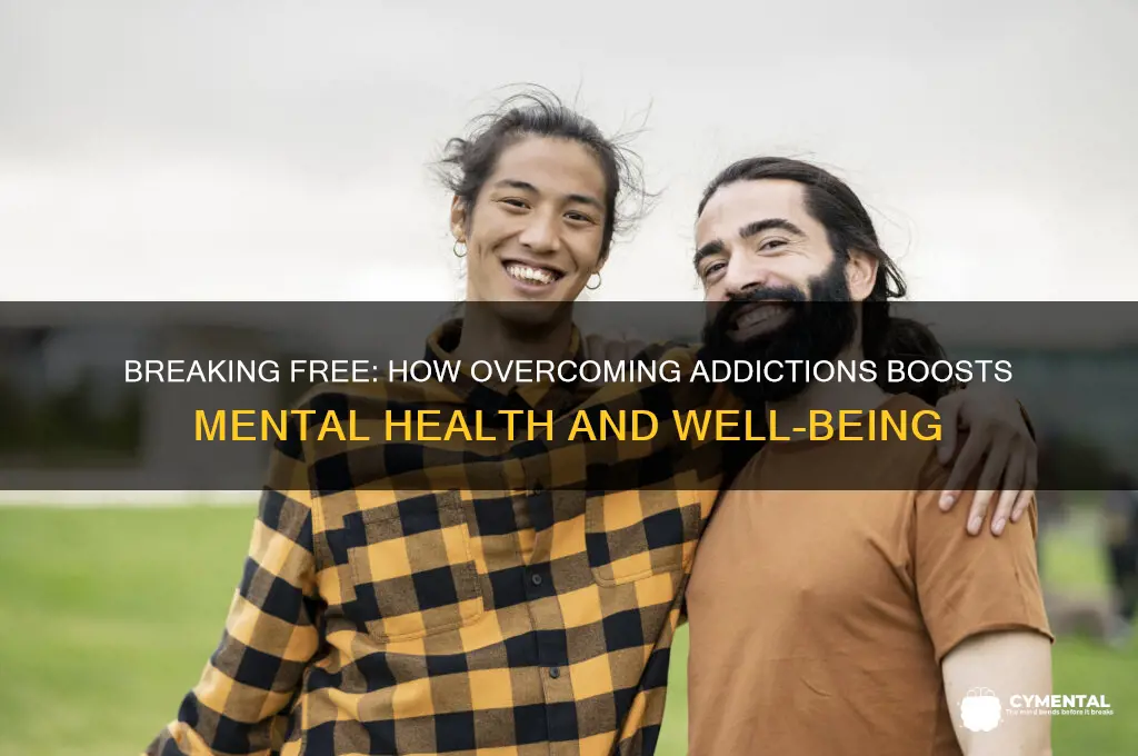 how overcoming addictions can help mental health