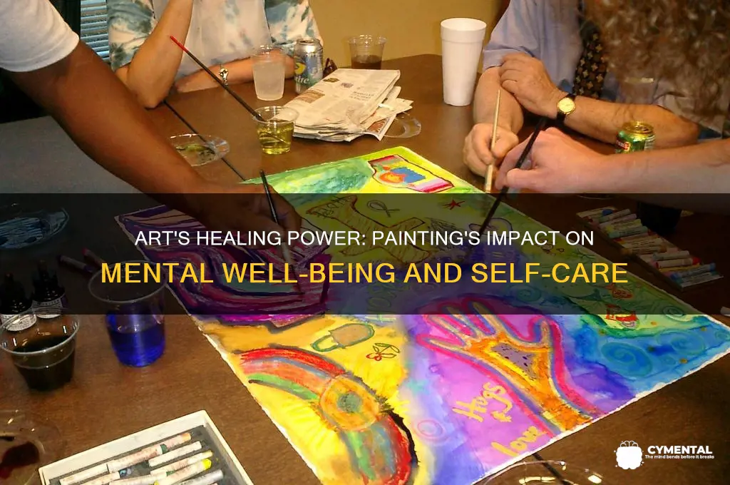 how painting helps mental health