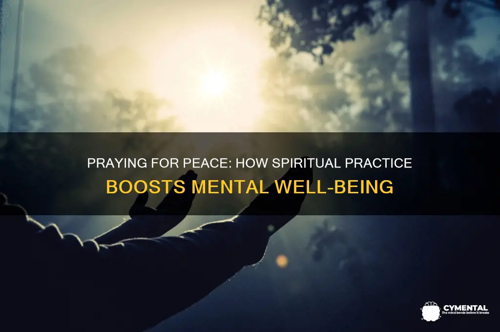 how praying helps mental health