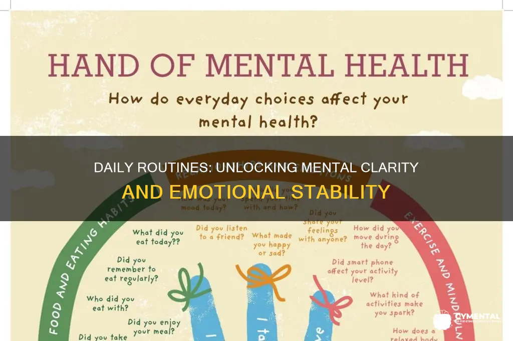 how routine helps mental health