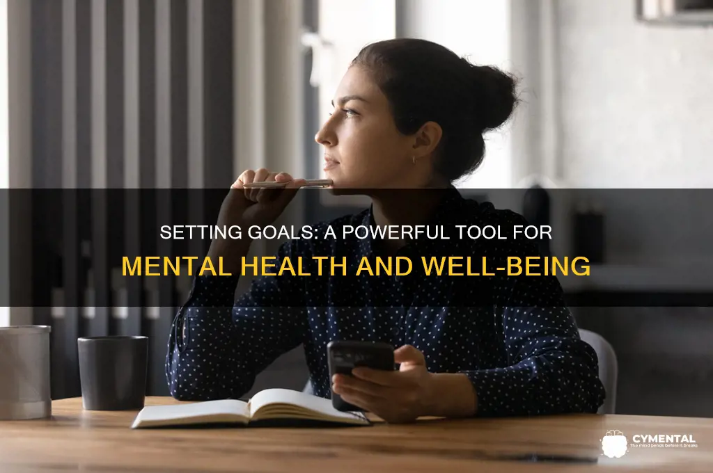 how setting goal can help a mental health