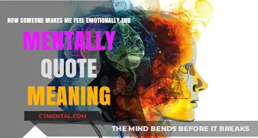 Understanding Emotional and Mental Impact: A Quote's Insight