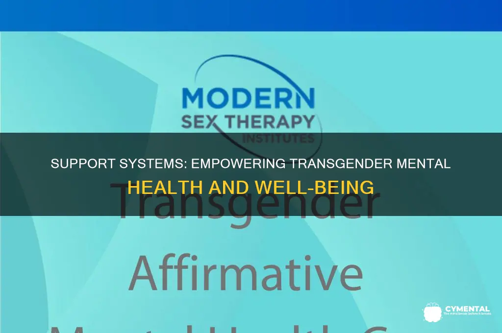 how support helps transgender mental health