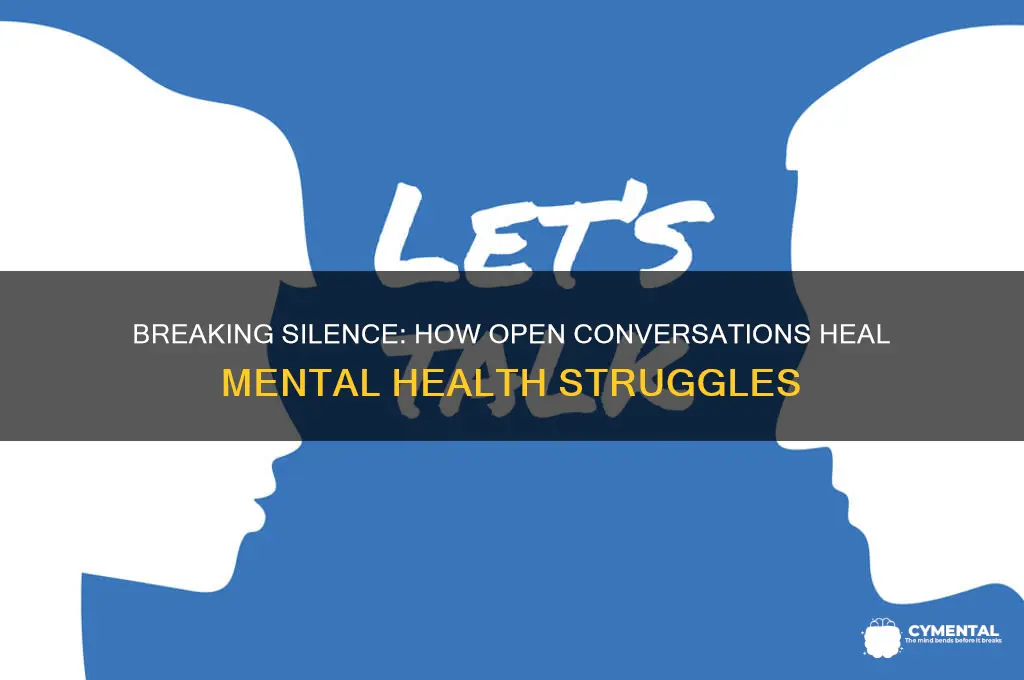 how talking about mental health helps
