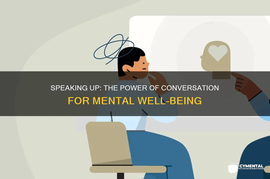 how talking can help mental health