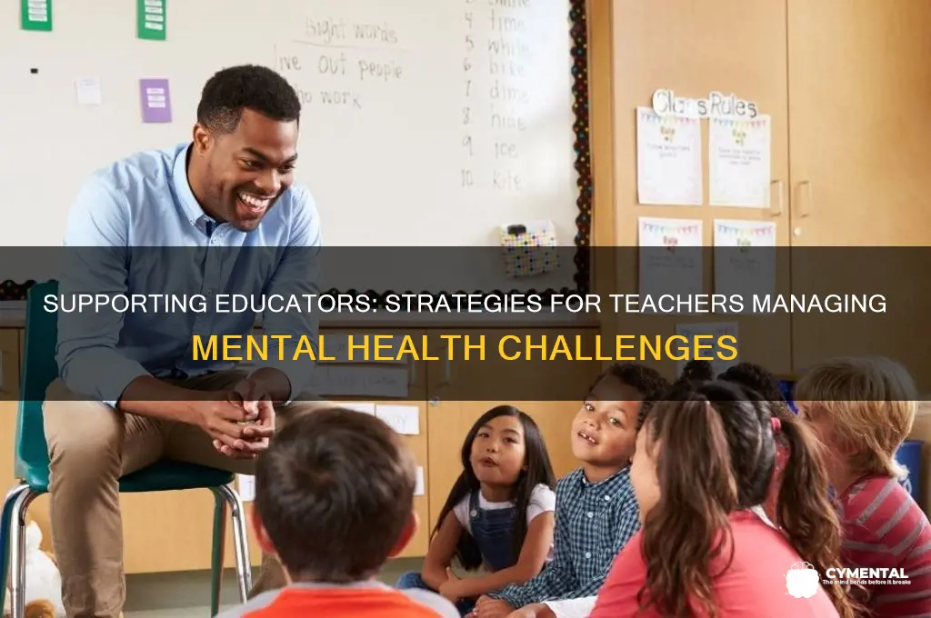 how teachers deal with mental health issues