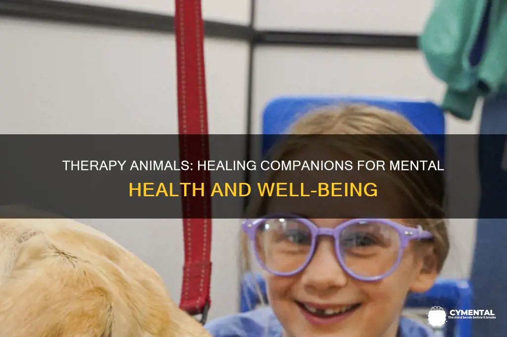 how therapy animals help with mental health