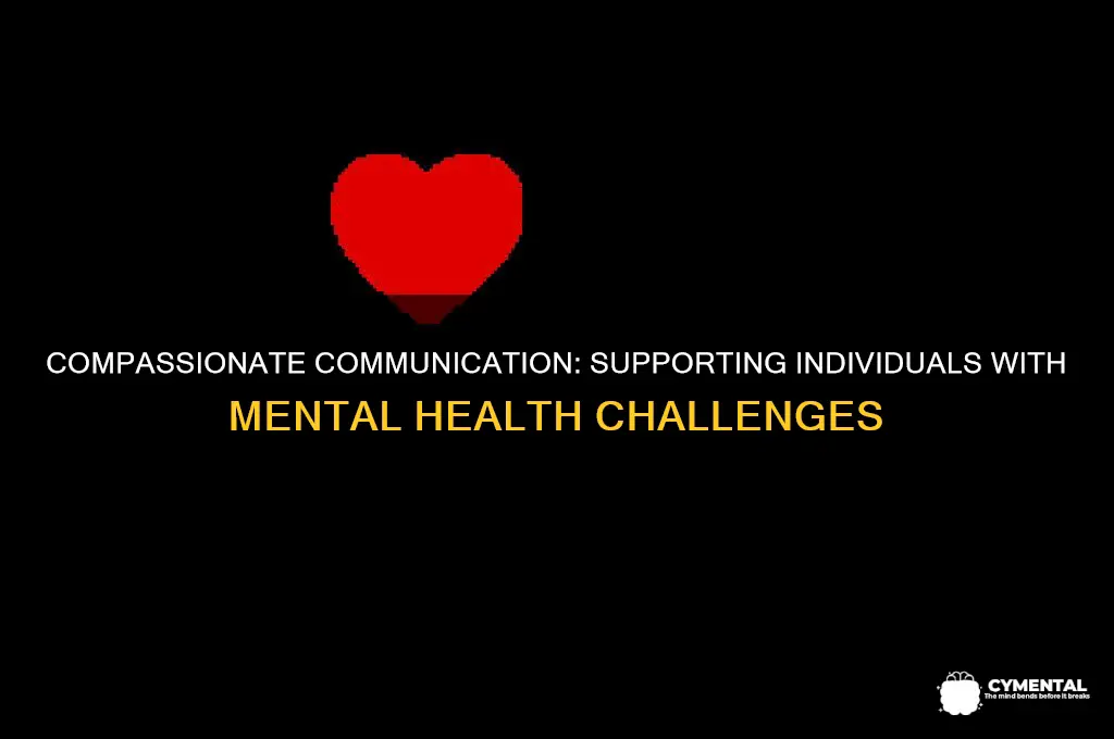 how to address someone with mental health issues