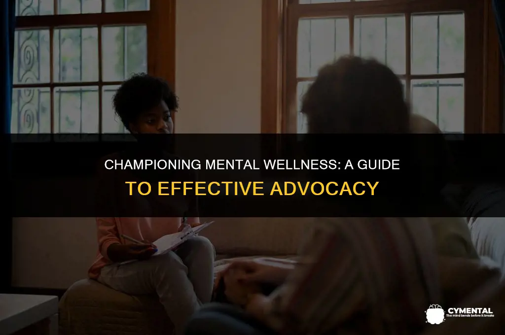 how to advocate for mental health