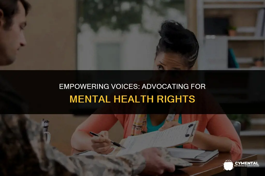 how to advocate for someone with mental illness