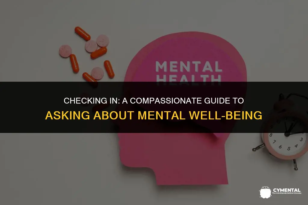 how to ask if someone is mentally ok