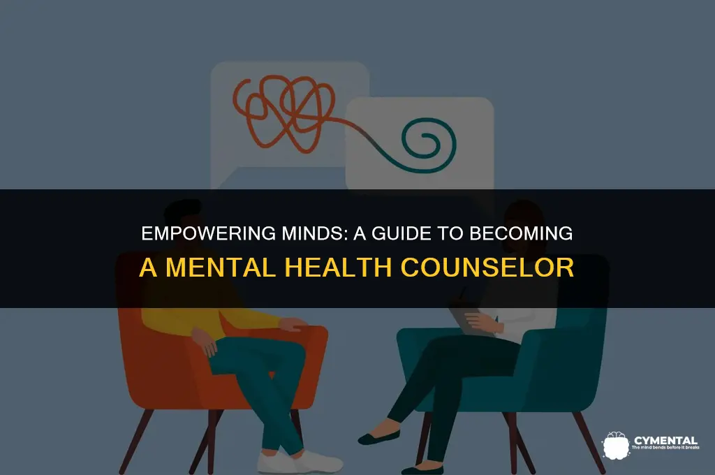 how to be a mental health counselor