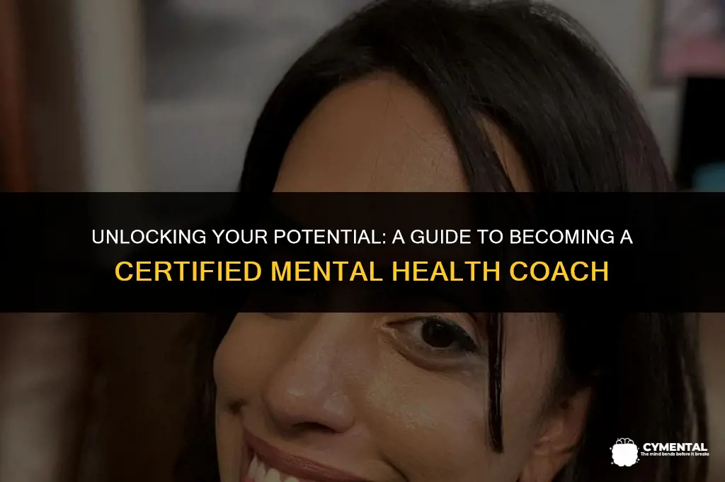 how to become a certified mental health coach