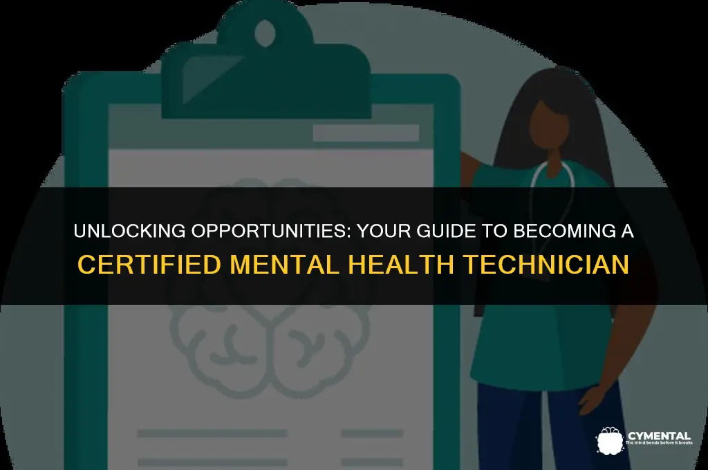 how to become a certified mental health technician