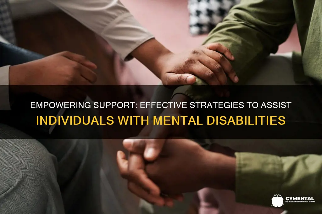 how to better help people with mental disabelitys